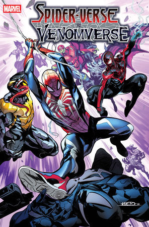 SPIDER-VERSE VS. VENOMVERSE #5 CARLOS NIETO VARIANT PRESALE 9/10