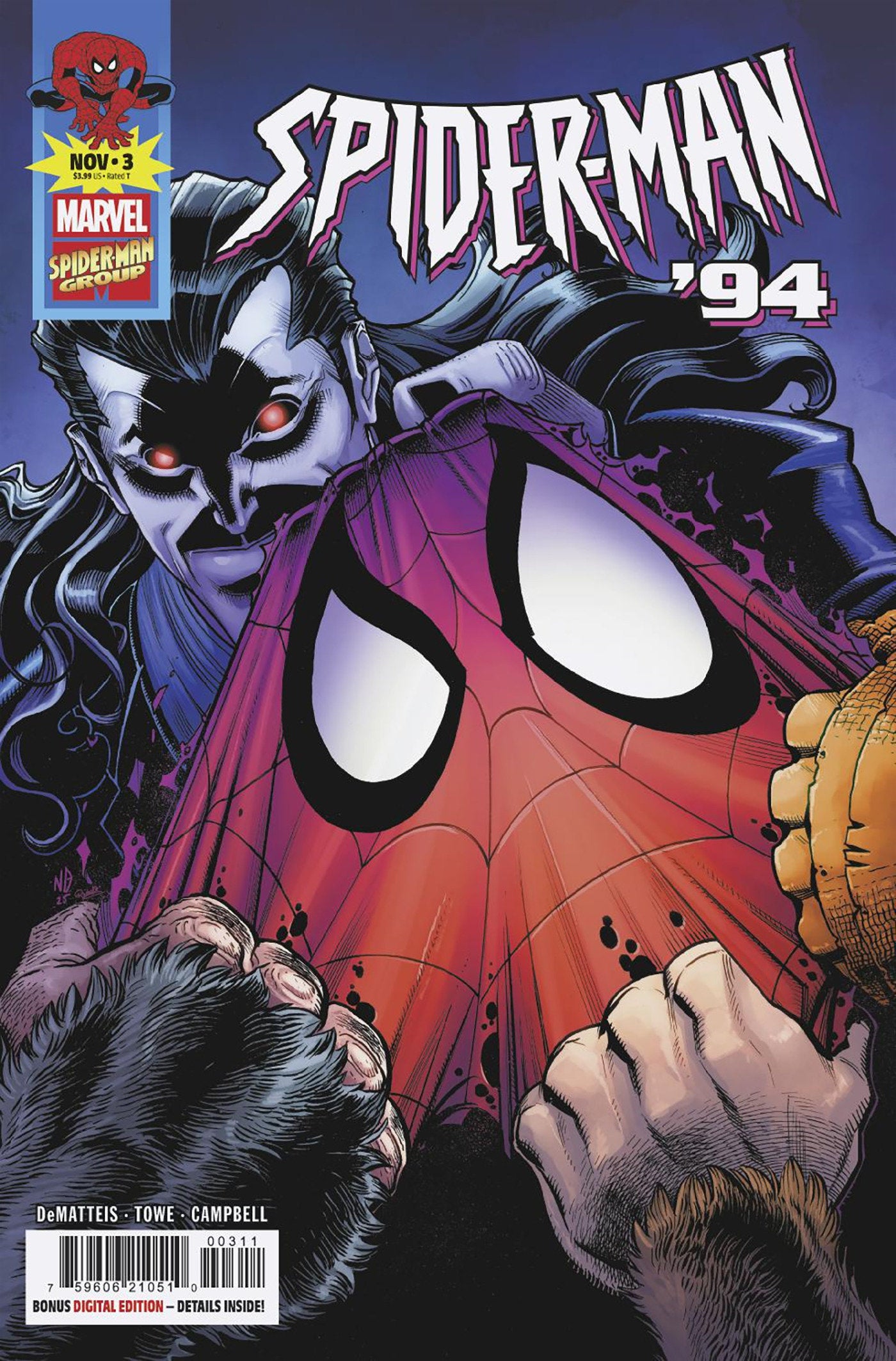 SPIDER-MAN '94 #3 CVR A Nick Bradshaw