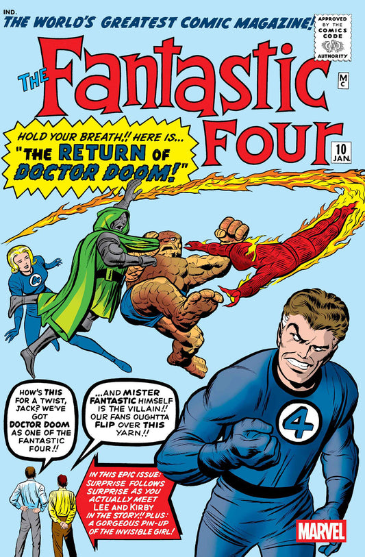 FANTASTIC FOUR #10 FACSIMILE EDITION Jack Kirby PRESALE 10/08
