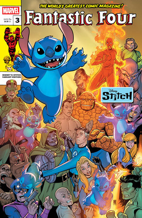 FANTASTIC FOUR #3 PACO MEDINA DISNEY STITCH VARIANT [DOOM] PRESALE 09/17/2025