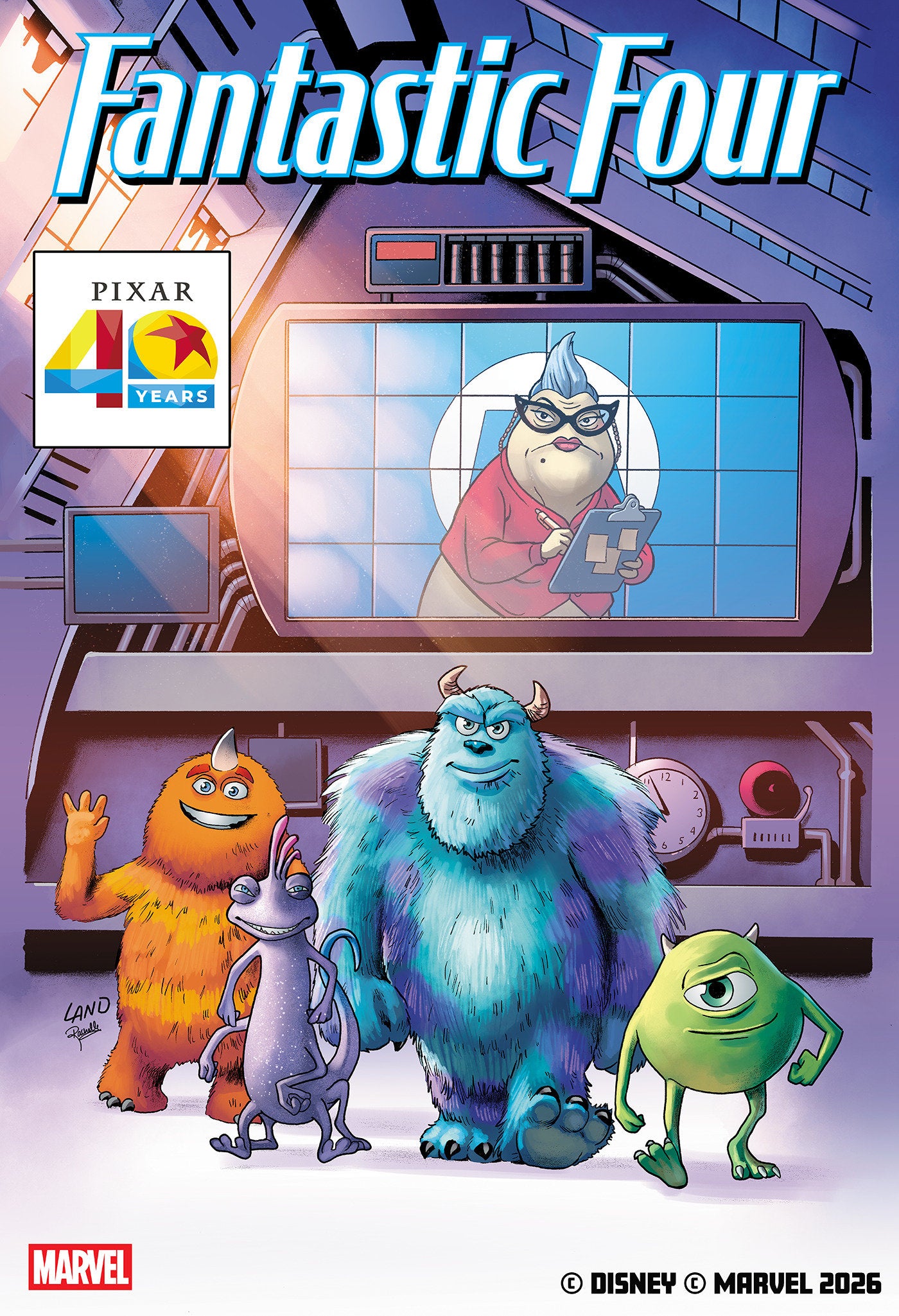 Fantastic Four #16 Greg Land Pixar 40 Th Variant PRESALE 9/02