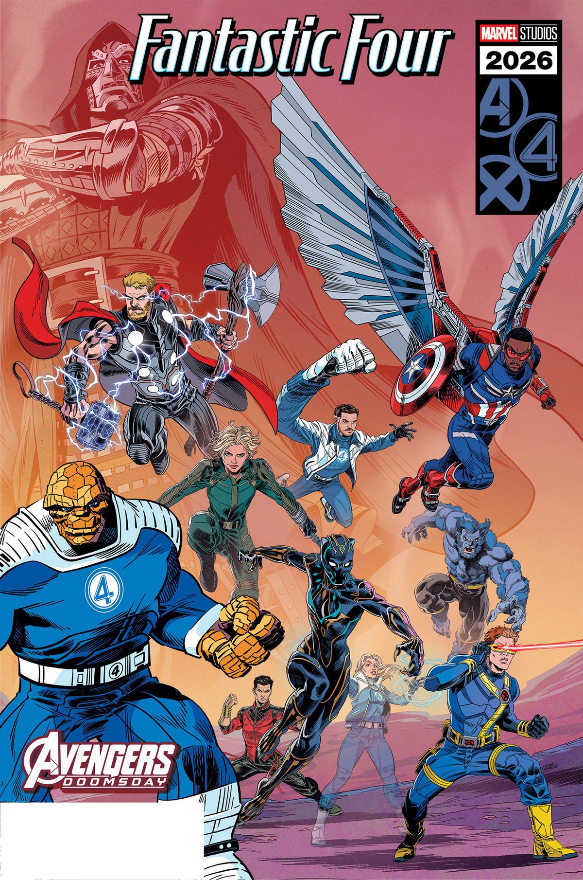 Fantastic Four #19 Cover F Leonel Castellani Marvel Studios Doomsday