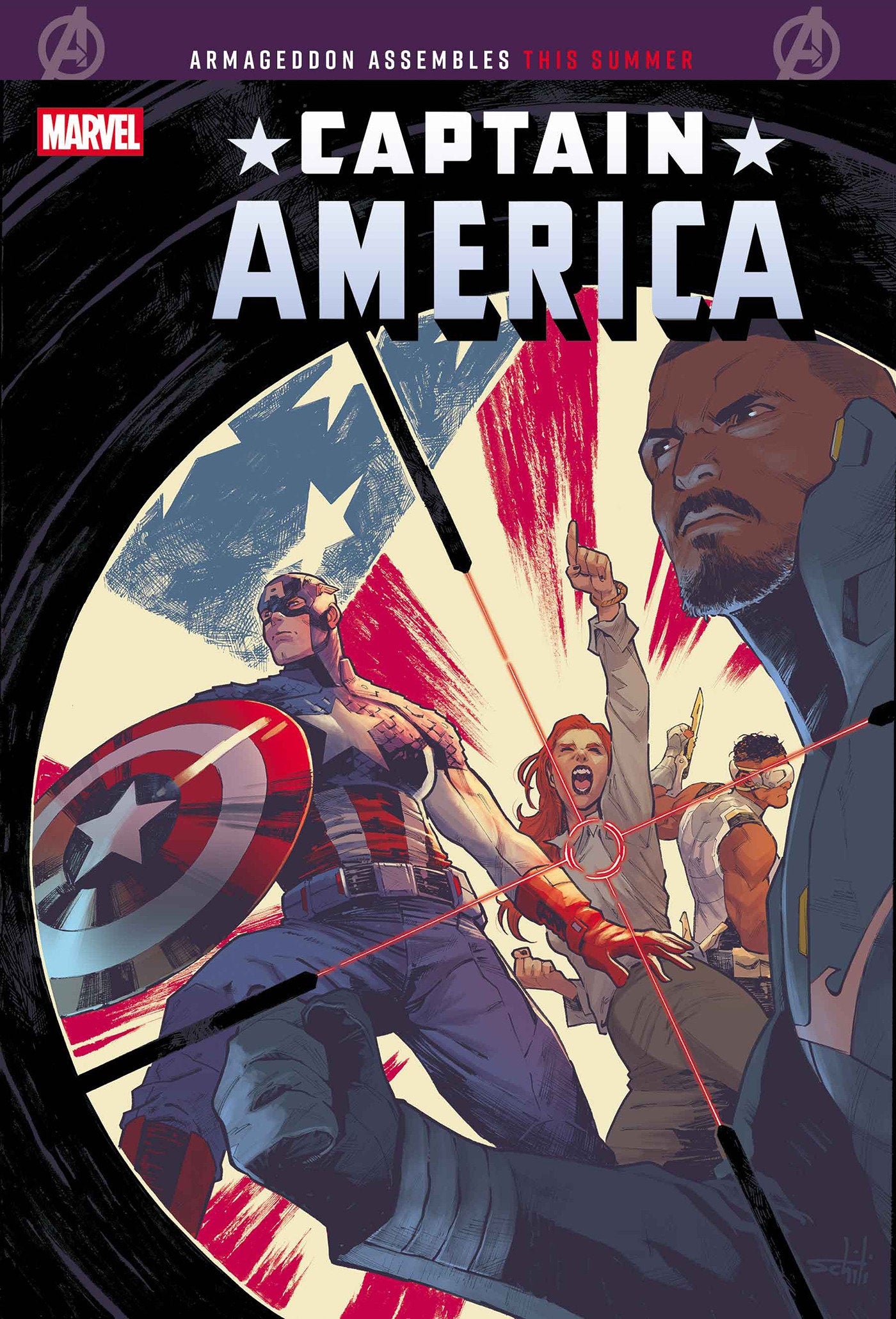 Captain America #9 CVR A Valerio Schiti