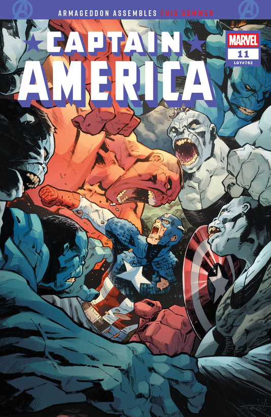 Captain America #11 CVR A Valerio Schiti