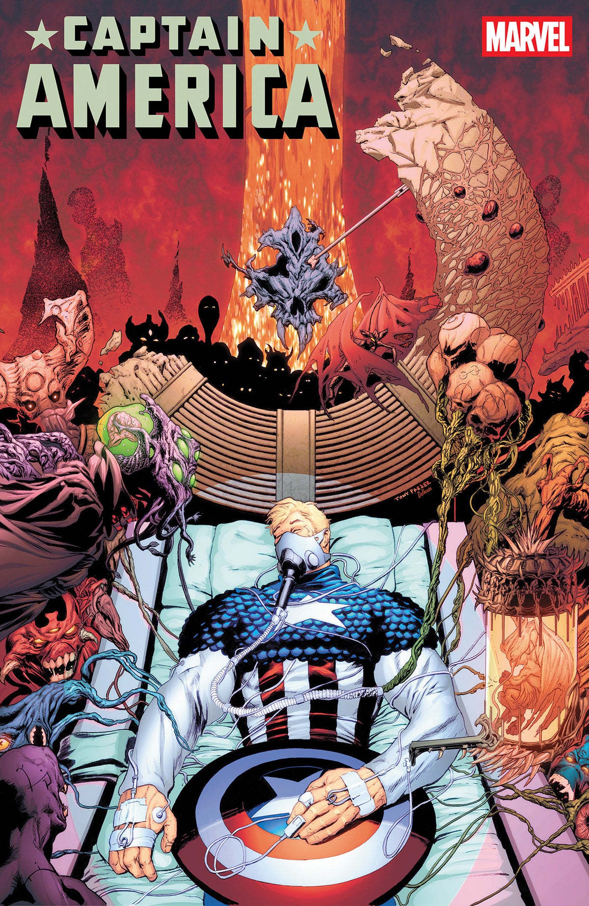CAPTAIN AMERICA #16 Cover D Tony Parker