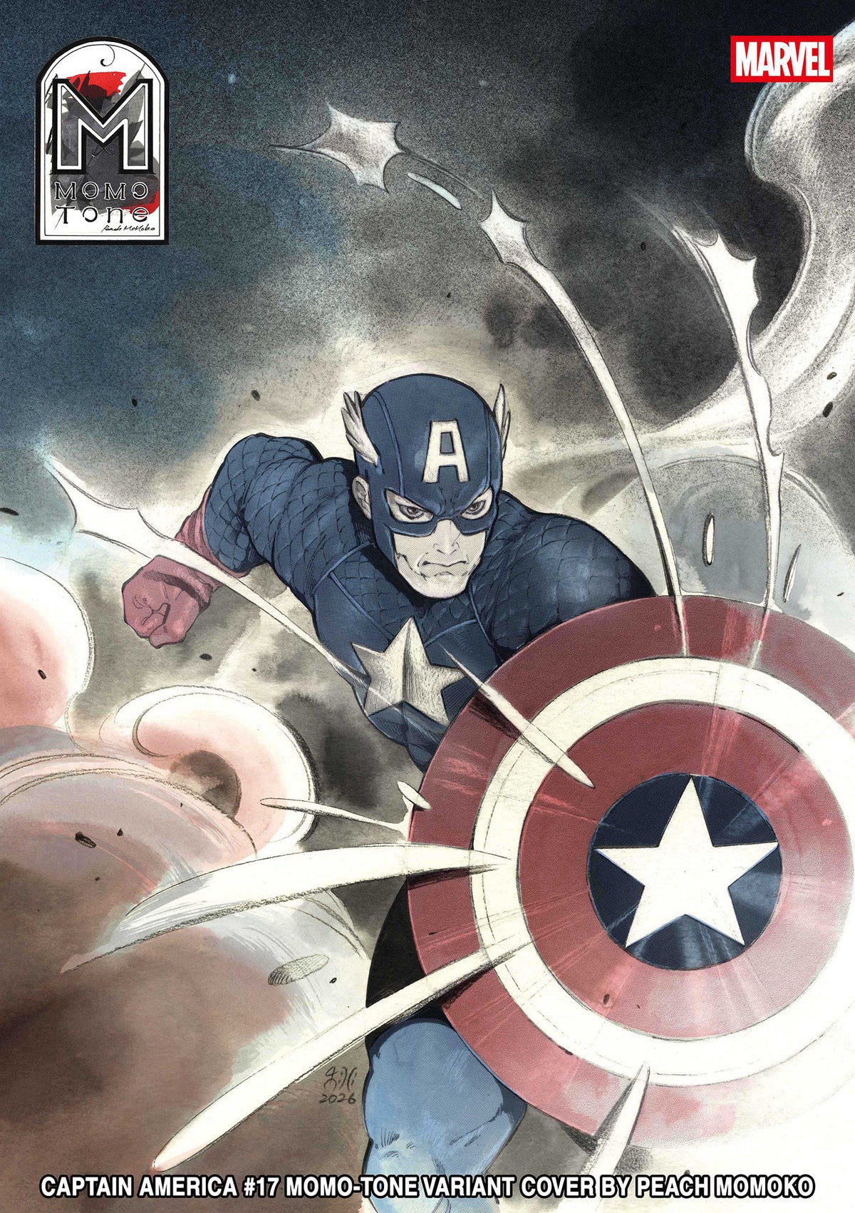 CAPTAIN AMERICA #17 Cover D Peach Momoko Momo-tone