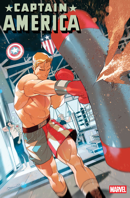 CAPTAIN AMERICA #17 Cover E Simone Di Meo Workout