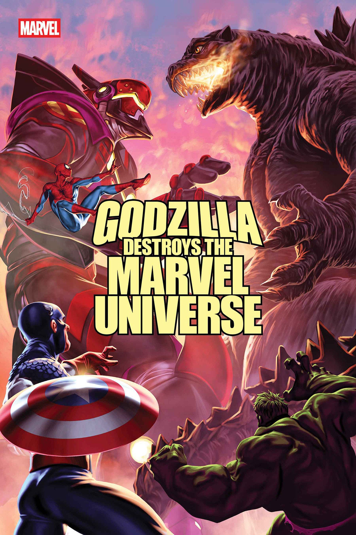 GODZILLA DESTROYS THE MARVEL UNIVERSE #5 CVR A Mark Brooks