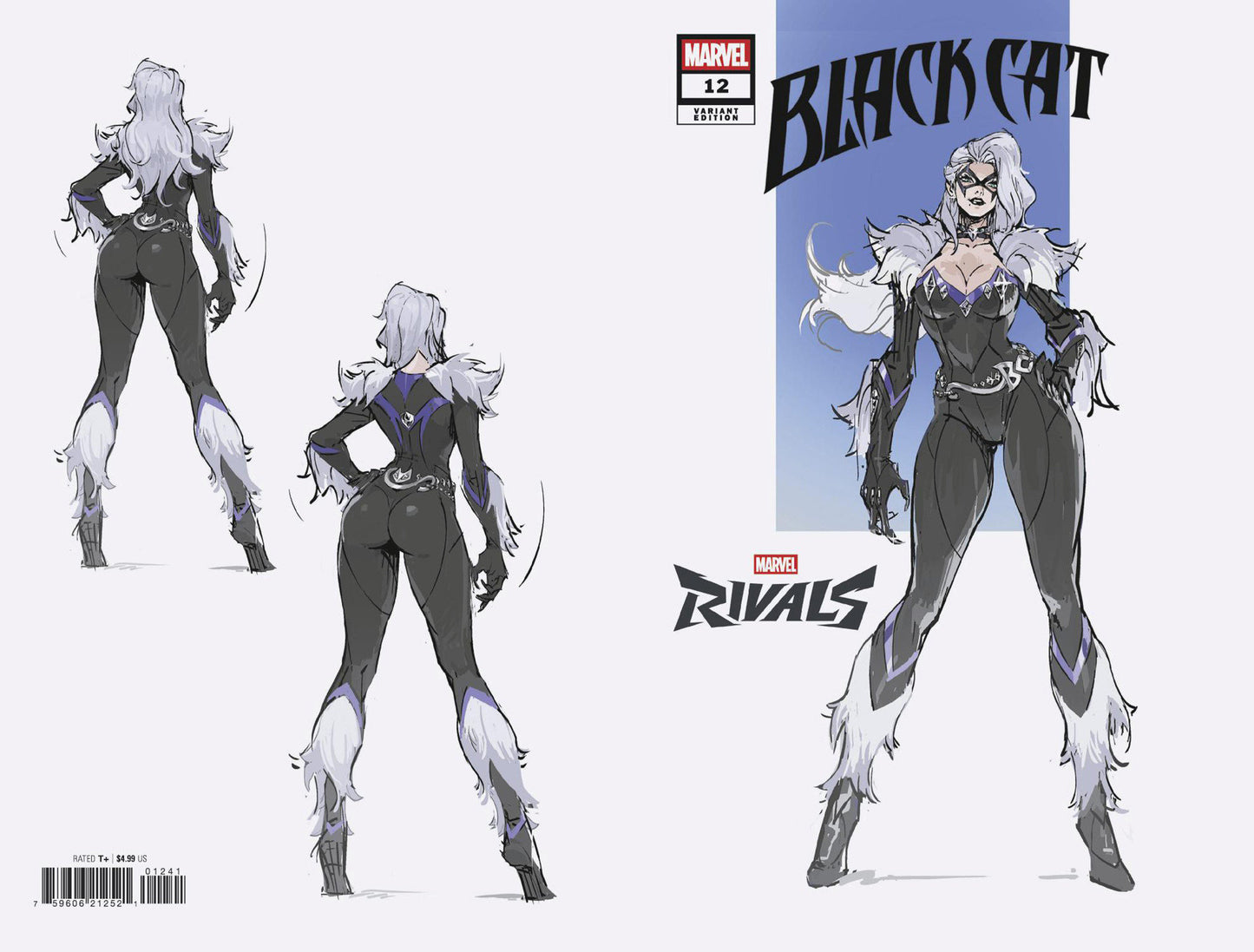 Black Cat #12 NetEase Games Marvel Rivals Wraparound Variant cover