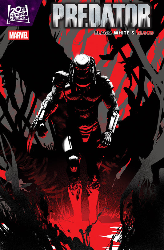 PREDATOR: BLACK, WHITE & BLOOD #3 PETE WOODS VARIANT PRESALE 09/24/2025