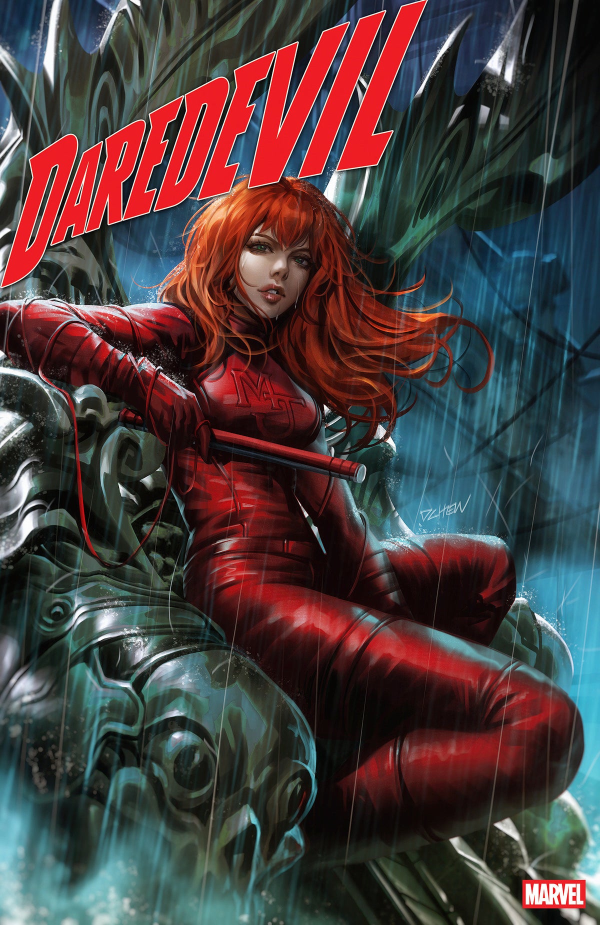 Comic book cover of 'Daredevil #5 Derrick Chew Mary Jane Watson Variant'