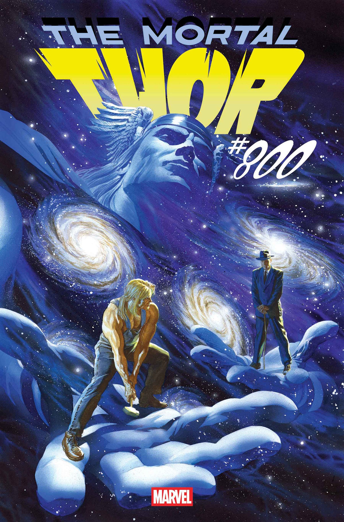 Comic book cover of 'Thor #800 - Alex Ross'