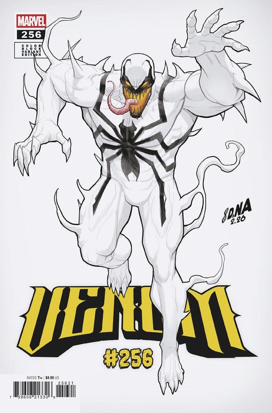 Venom #256 David Nakayama Color Block White Variant [Ds] PRESALE 4/1