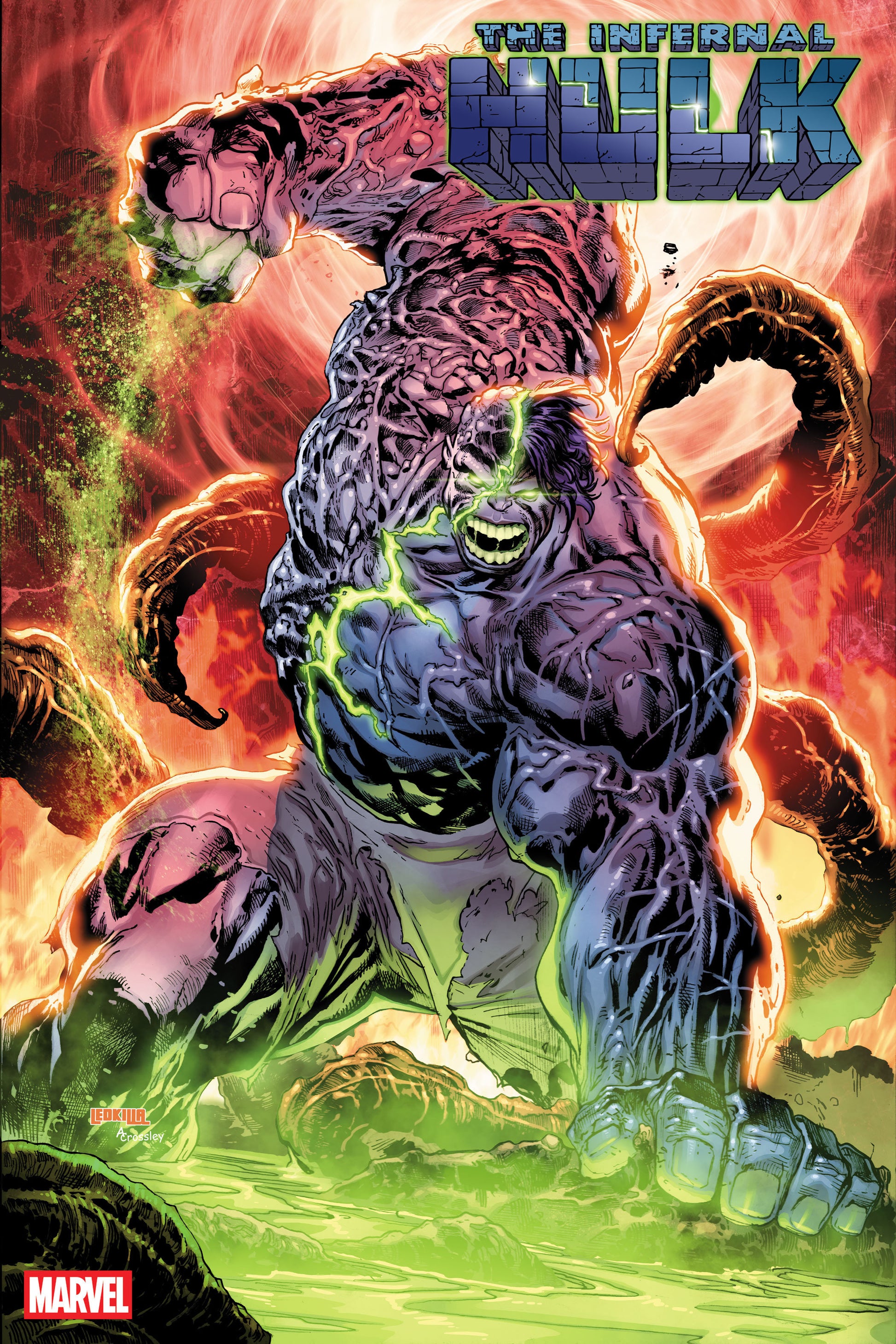 Comic book cover of 'Infernal Hulk #7 Ken Lashley Variant'