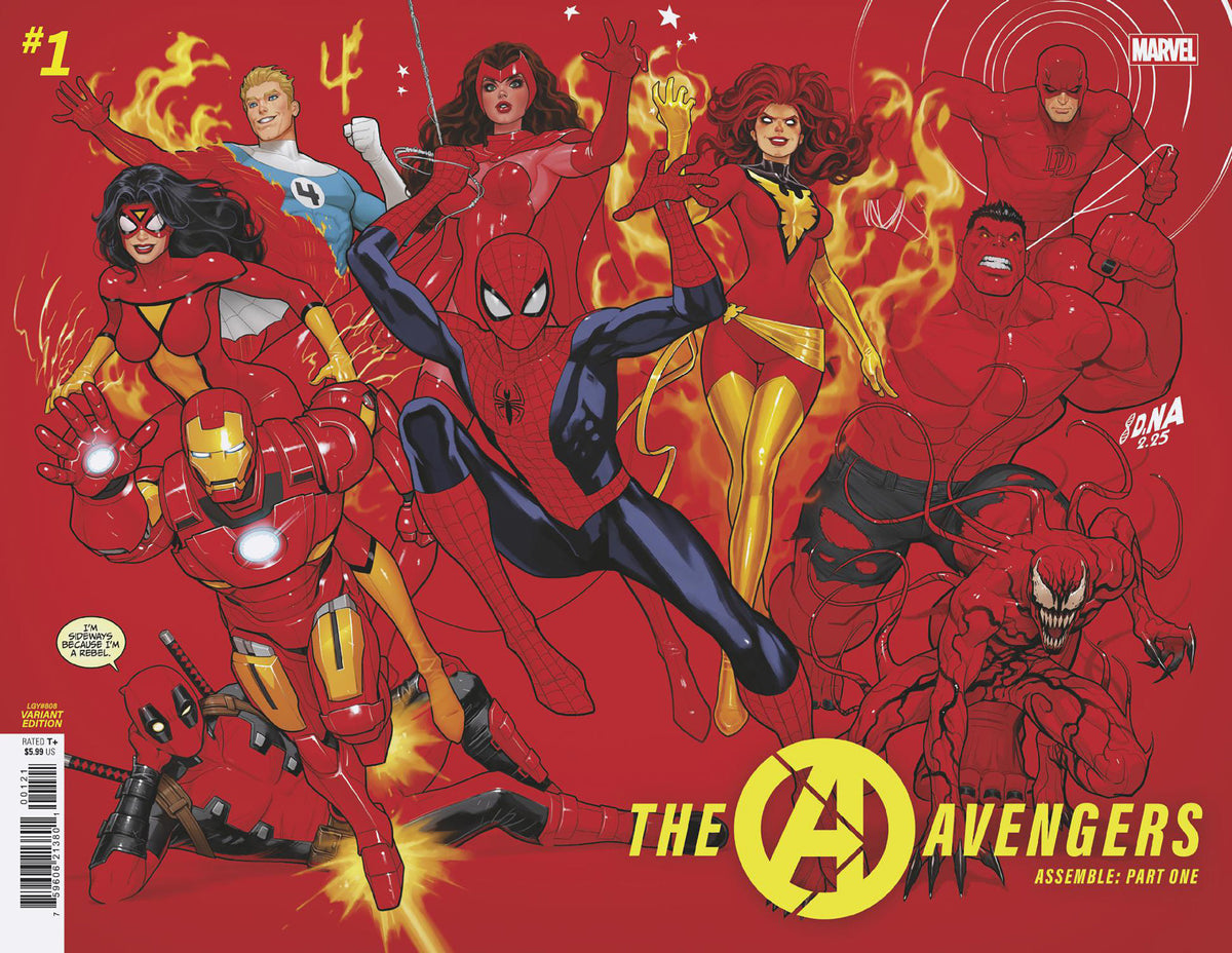 Avengers #1 Cover B David Nakayama Wraparound