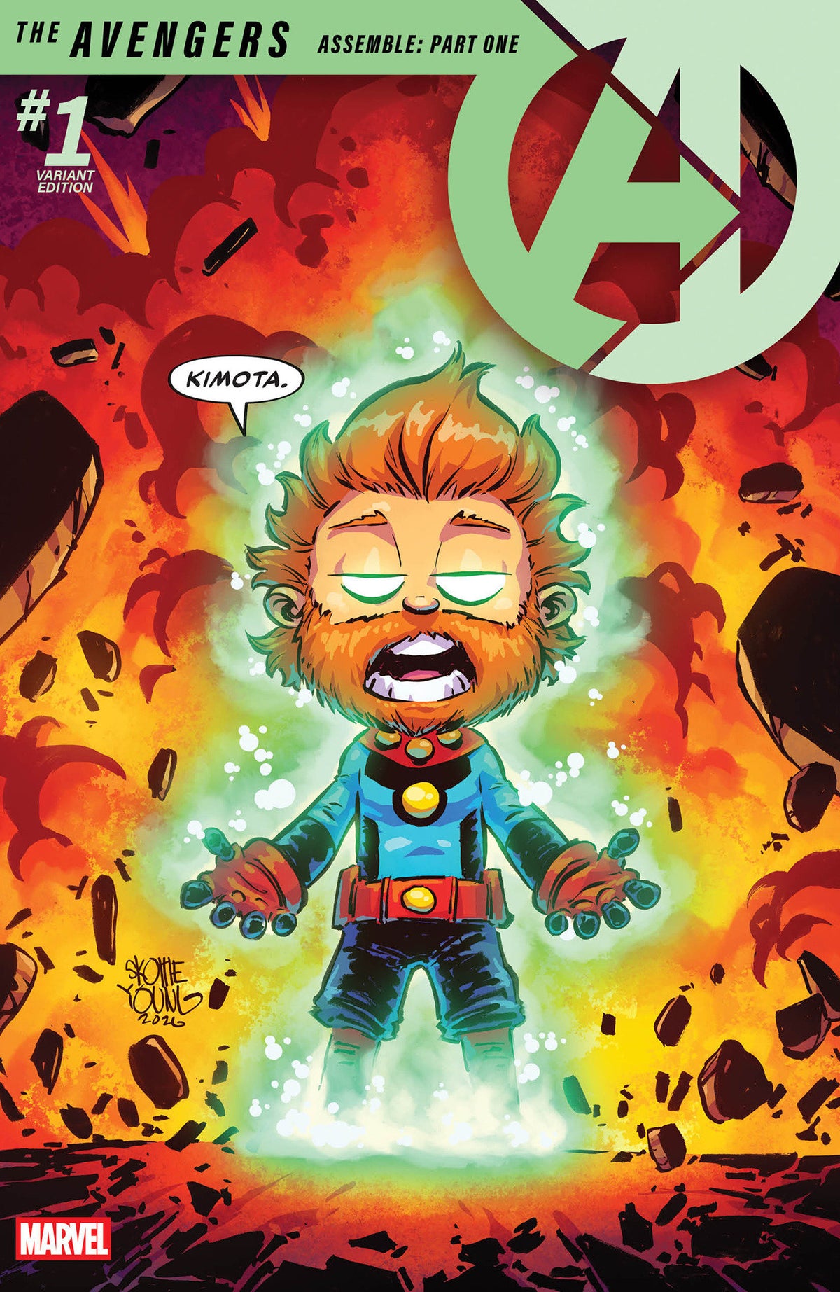 Avengers #1 Cover C Skottie Young