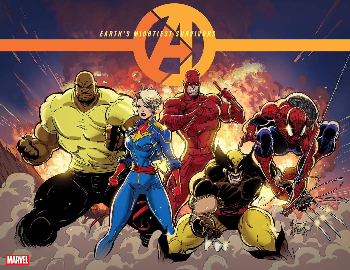 Avengers #1 Cover E Kaare Andrews Wraparound