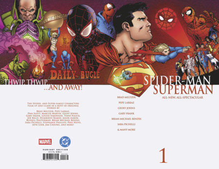 Spider-Man Superman #1 Camuncoli 1:25 Variant PREORDER 4/22