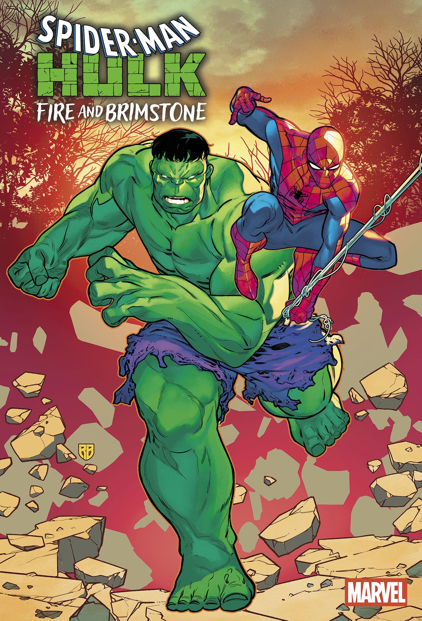 Spider-Man/Hulk: Fire and Brimstone #2 Cover A R.B. Silva