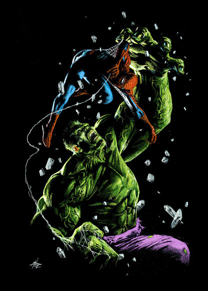 SPIDER-MAN/HULK: FIRE AND BRIMSTONE #3 Cover D Gabriele Dell'Otto Virgin