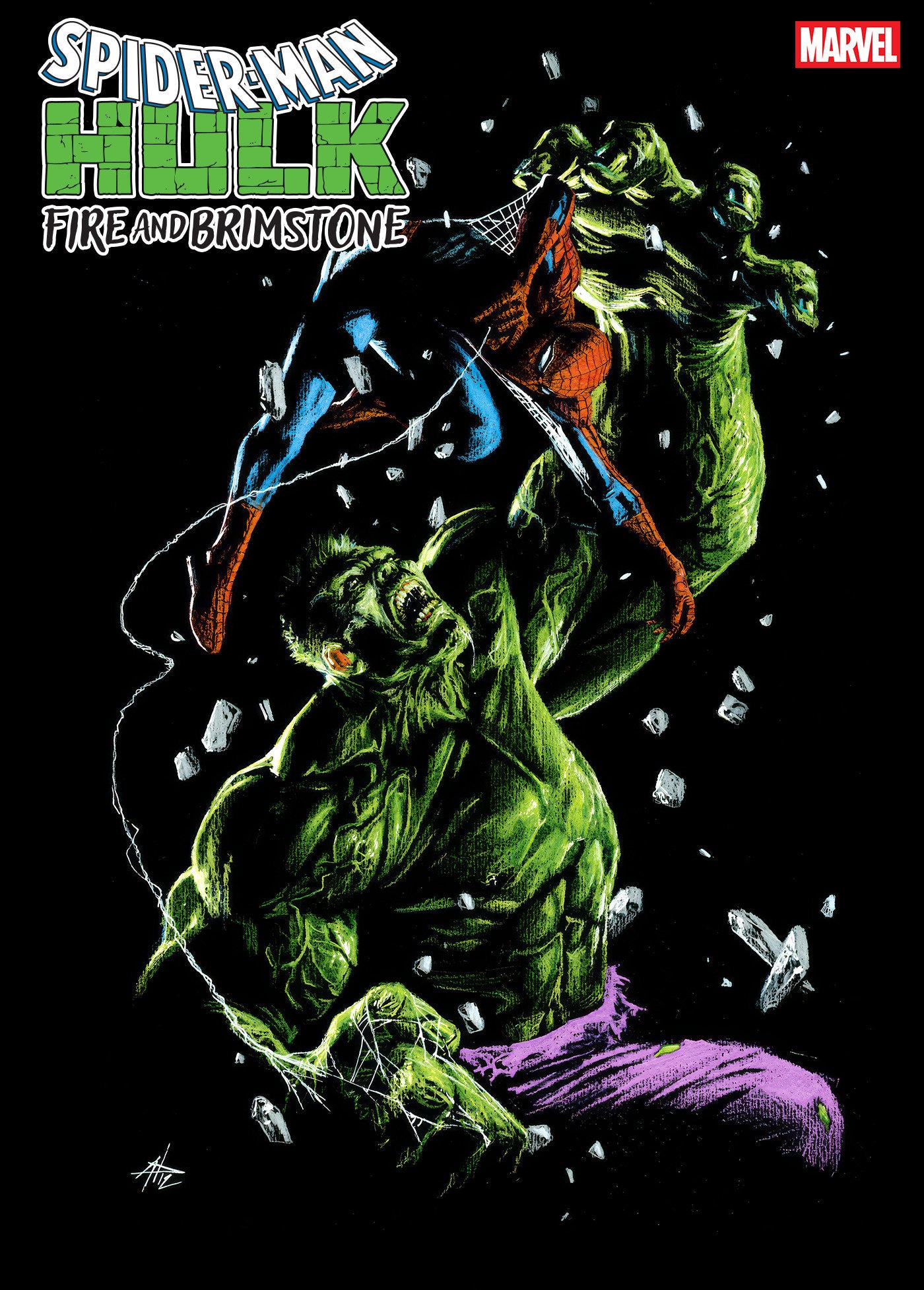SPIDER-MAN/HULK: FIRE AND BRIMSTONE #3 Cover B Gabriele Dell'Otto