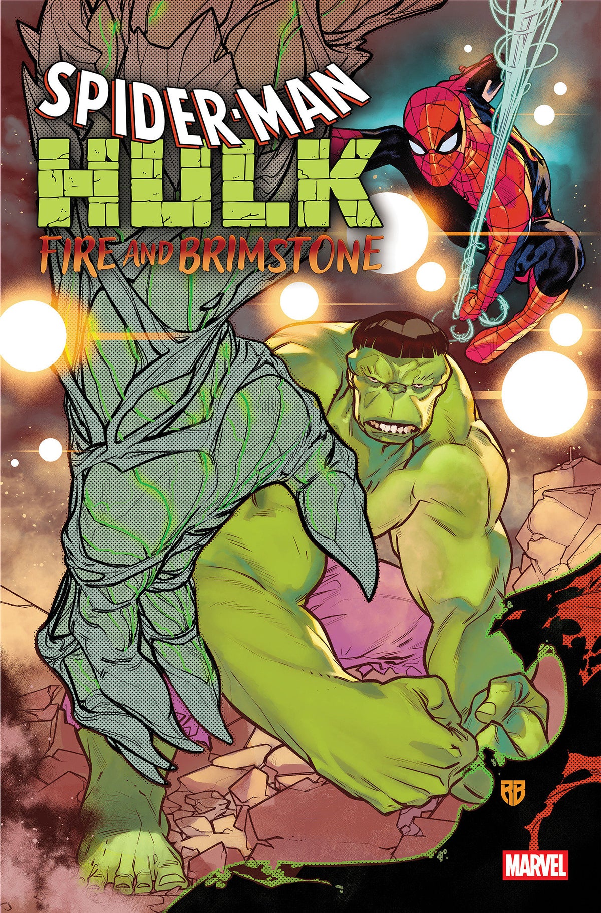 Spider-Man/Hulk: Fire and Brimstone #5 Cover A R.B. Silva