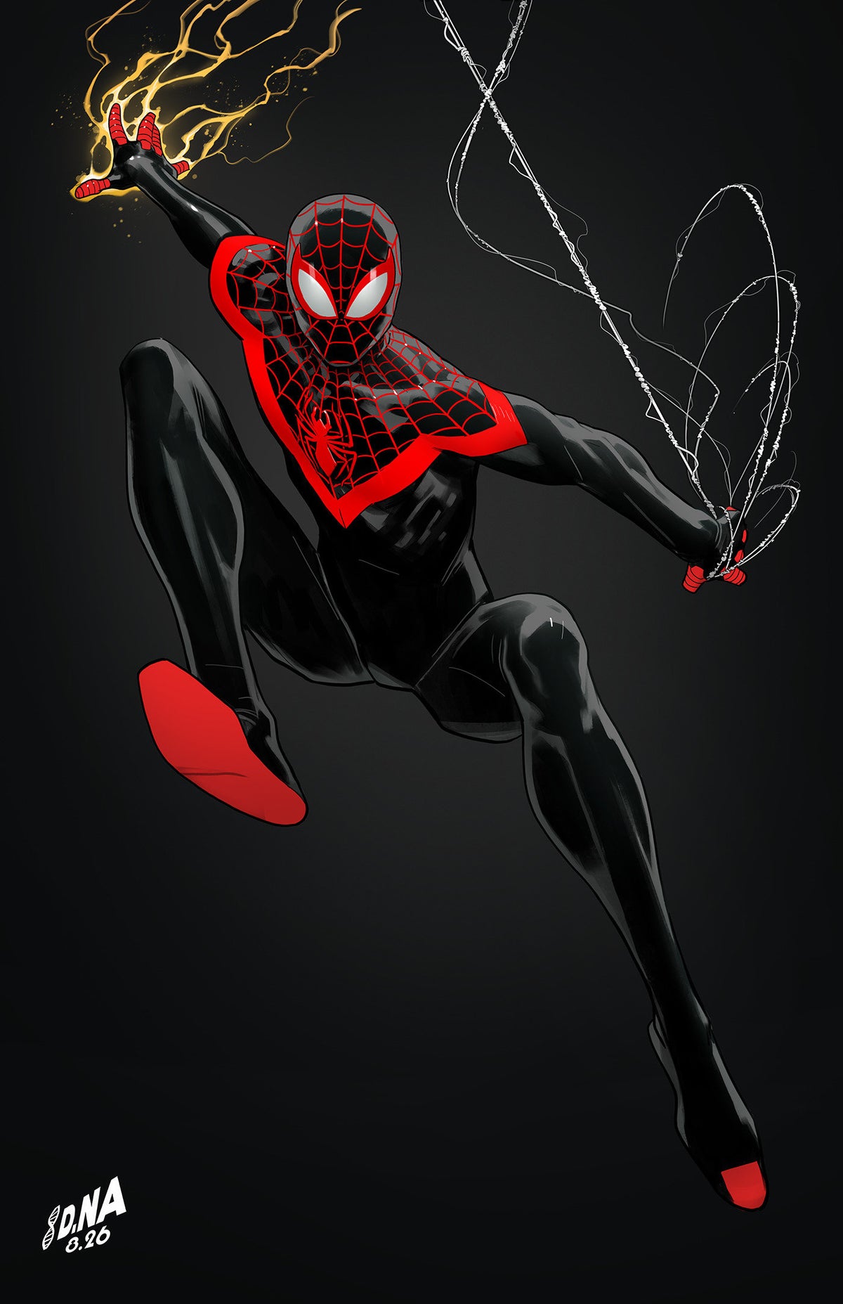 Miles Morales: Spider-Man #5 Cover D 1:50 D. Nakayama Color Block Black Virgin