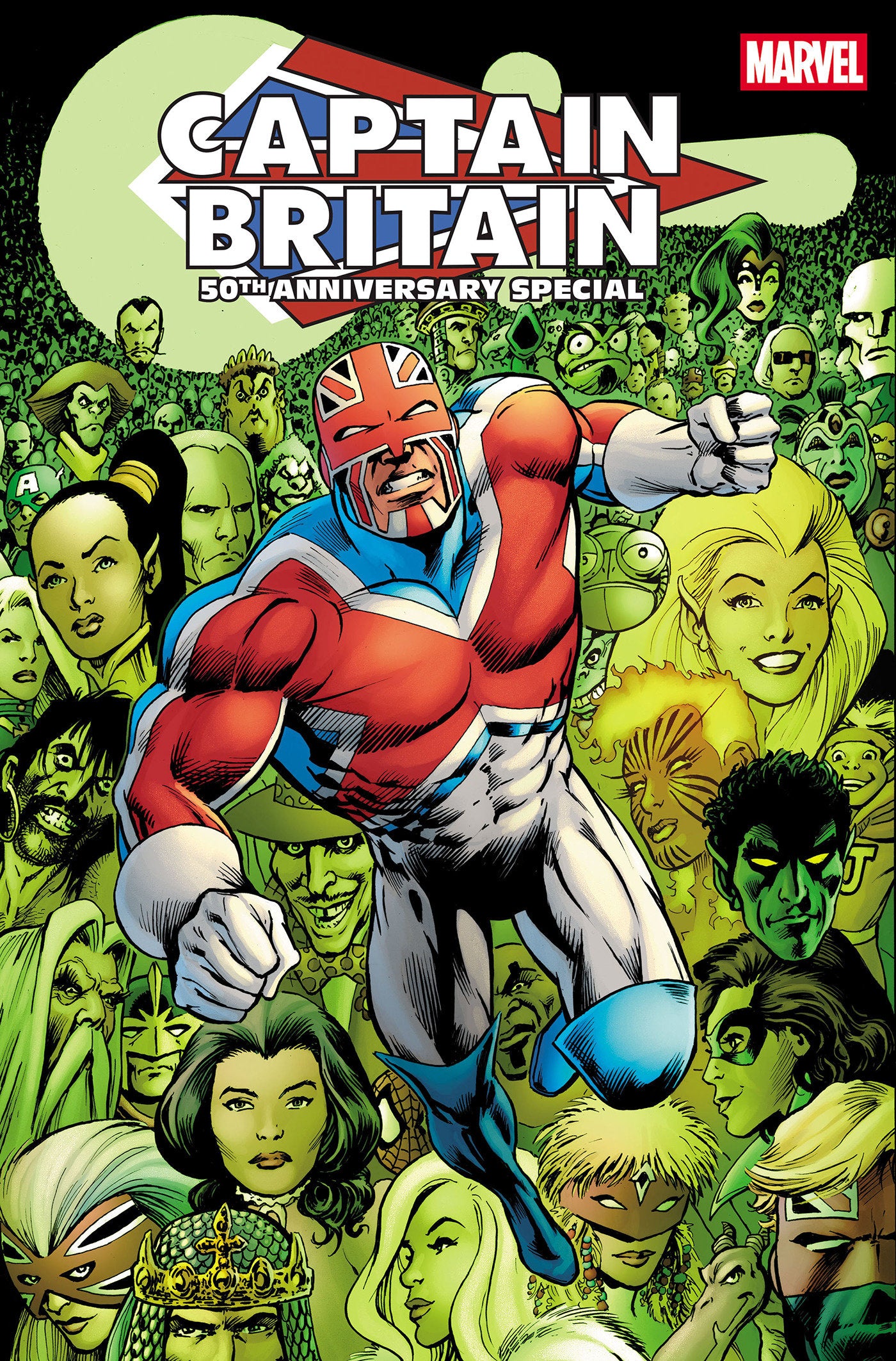 CAPTAIN BRITAIN 50TH ANNIVERSARY SPECIAL #1 Cover A Alan Davis