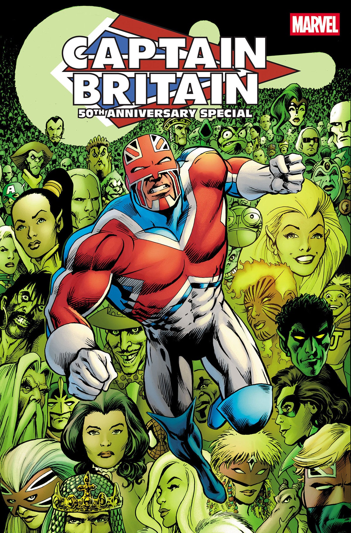 CAPTAIN BRITAIN 50TH ANNIVERSARY SPECIAL #1 Cover A Alan Davis