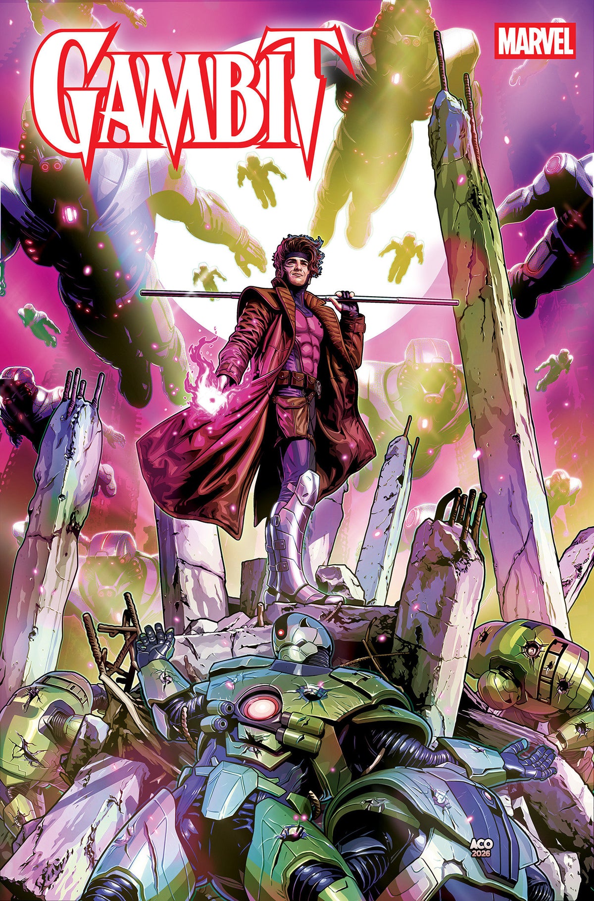 Comic book cover of 'Gambit Gone #1 ACO Variant'