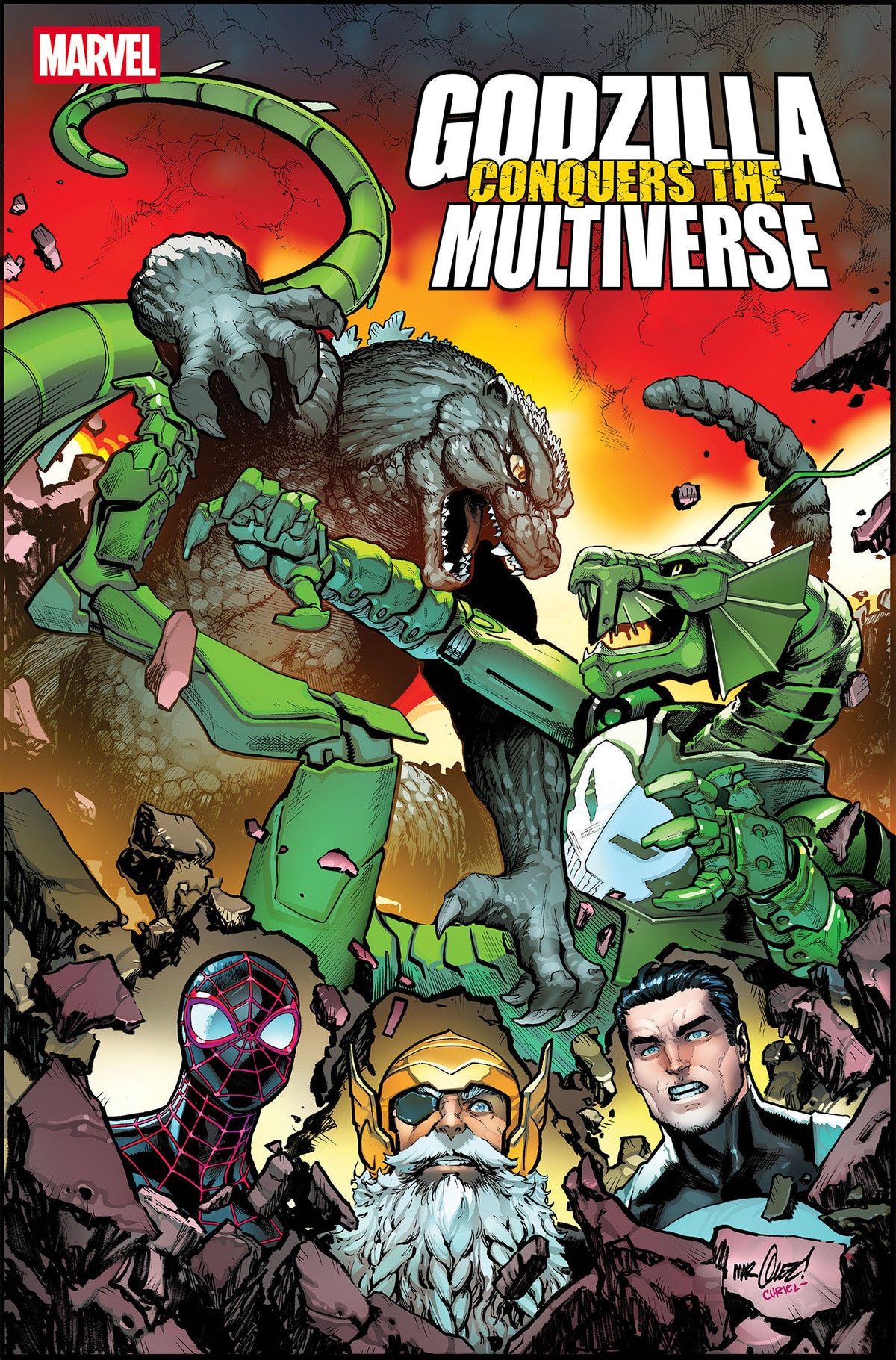 GODZILLA CONQUERS THE MULTIVERSE #4 Cover A David Marquez