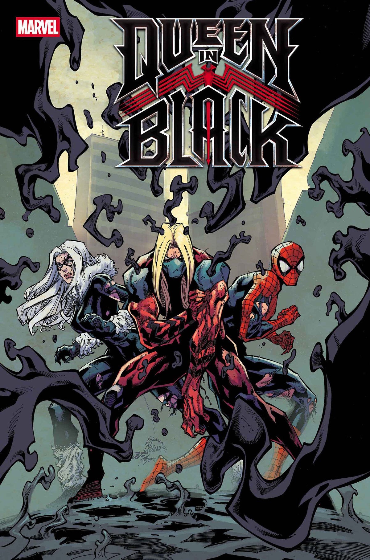 Comic book cover of 'Queen In Black #3 - Ryan Stegman [Qib]'