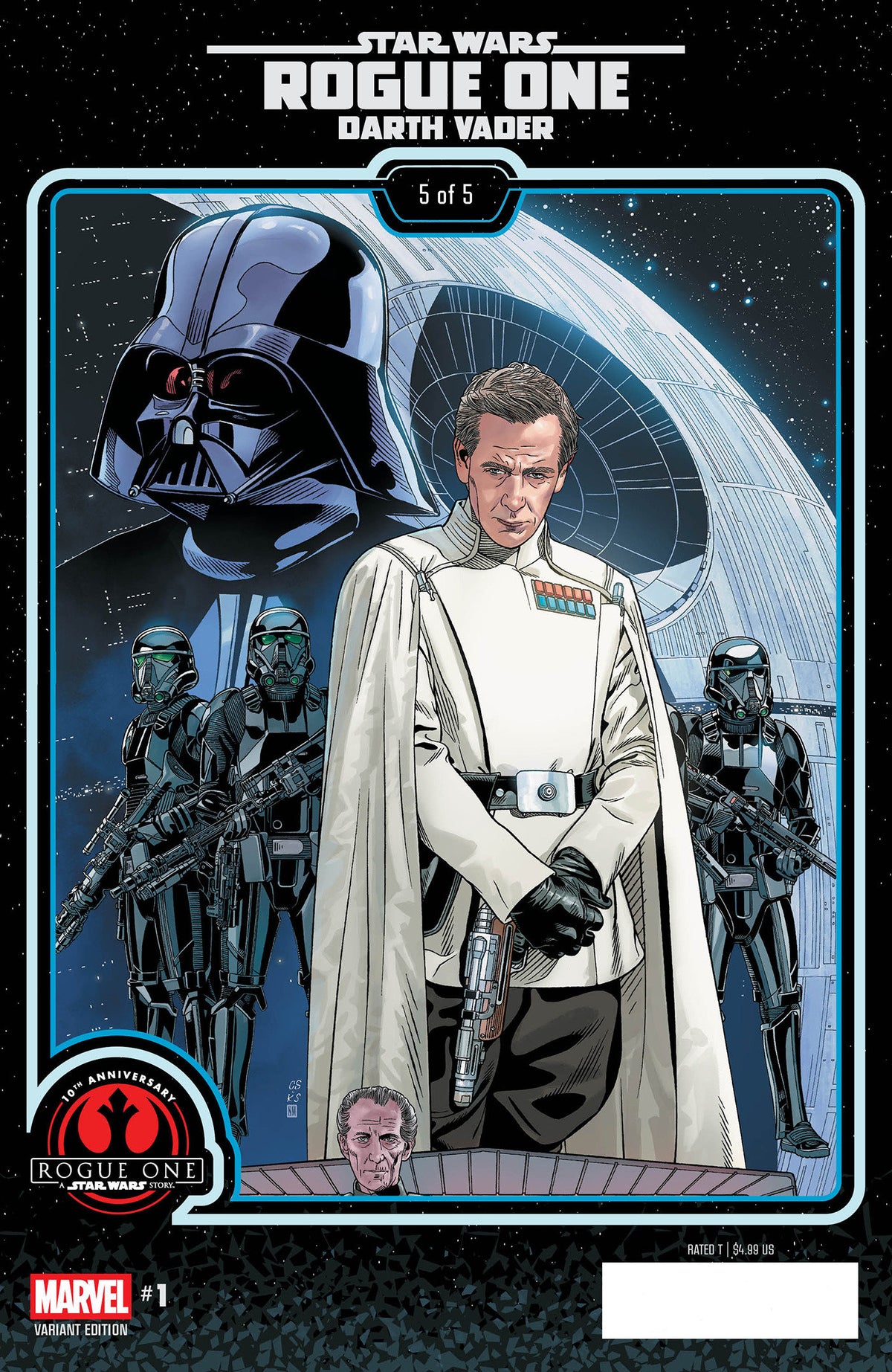 STAR WARS: ROGUE ONE - DARTH VADER #1 Cover E Chris Sprouse Rogue One 10th Anniversary