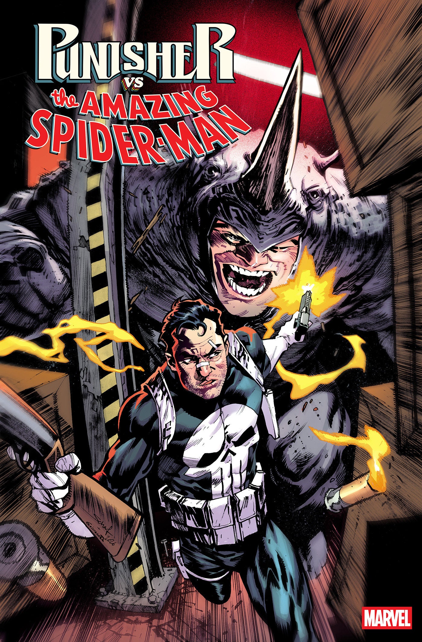 Punisher vs. Spider-Man #3 Cover A Jonas Scharf
