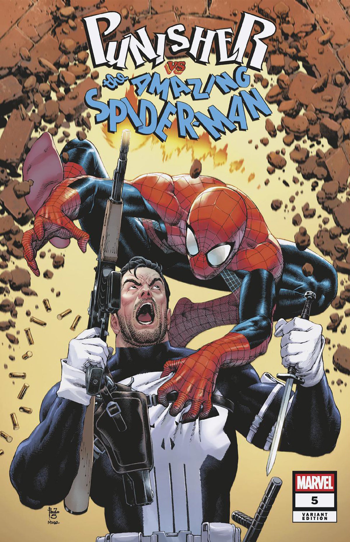 Punisher vs. Spider-Man #5 Cover B Paulo Siqueira