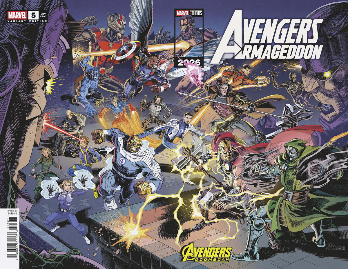 AVENGERS: ARMAGEDDON #5 Cover B Leonel Castellani Wraparound MARVEL STUDIOS AVENGERS