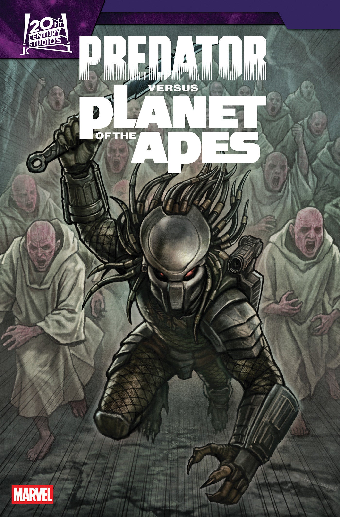 Predator vs. The Planet of the Apes #3 Cover A Stonehouse