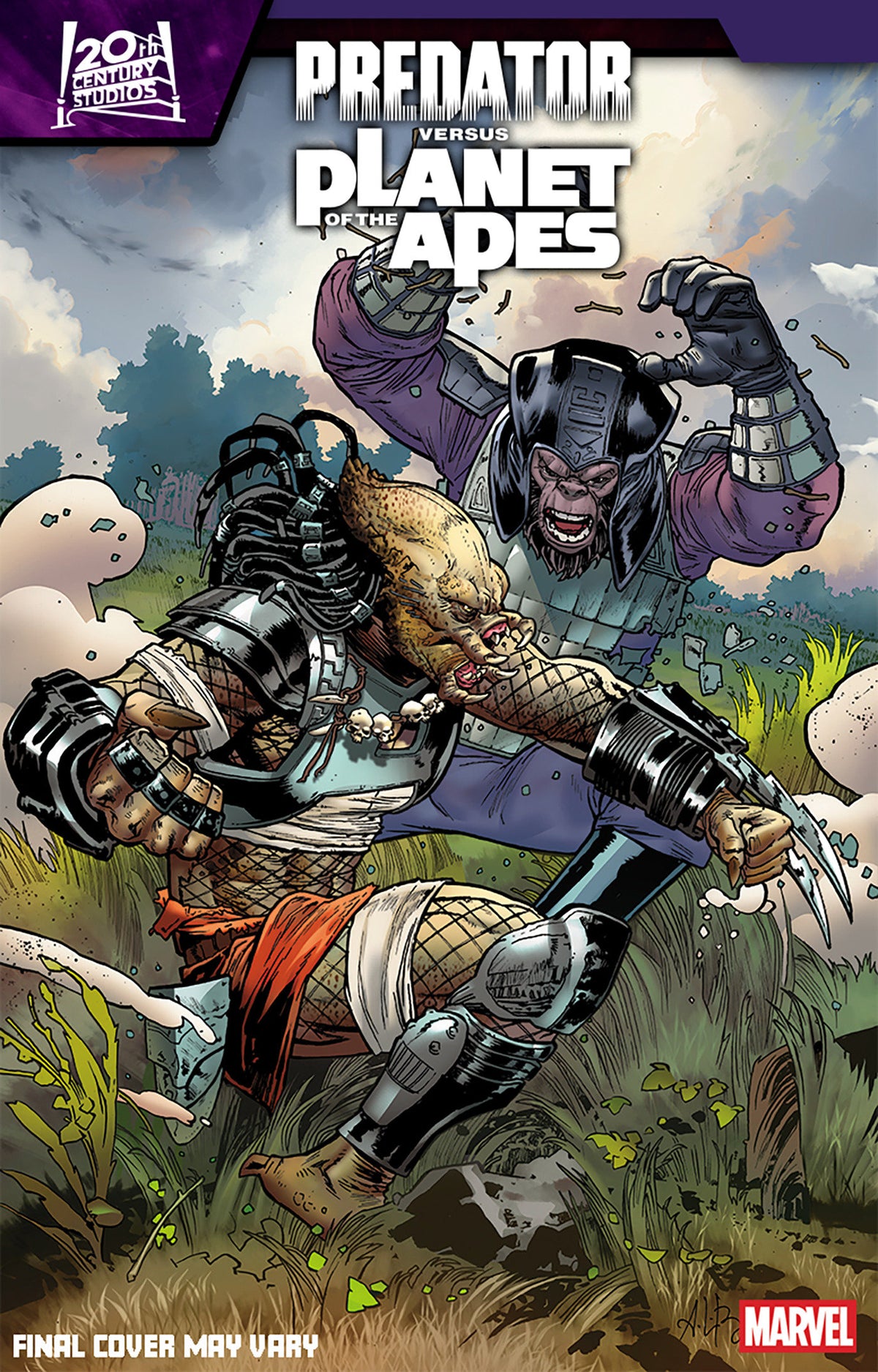 Predator vs. The Planet of the Apes #5 Cover B Andrei Bressan