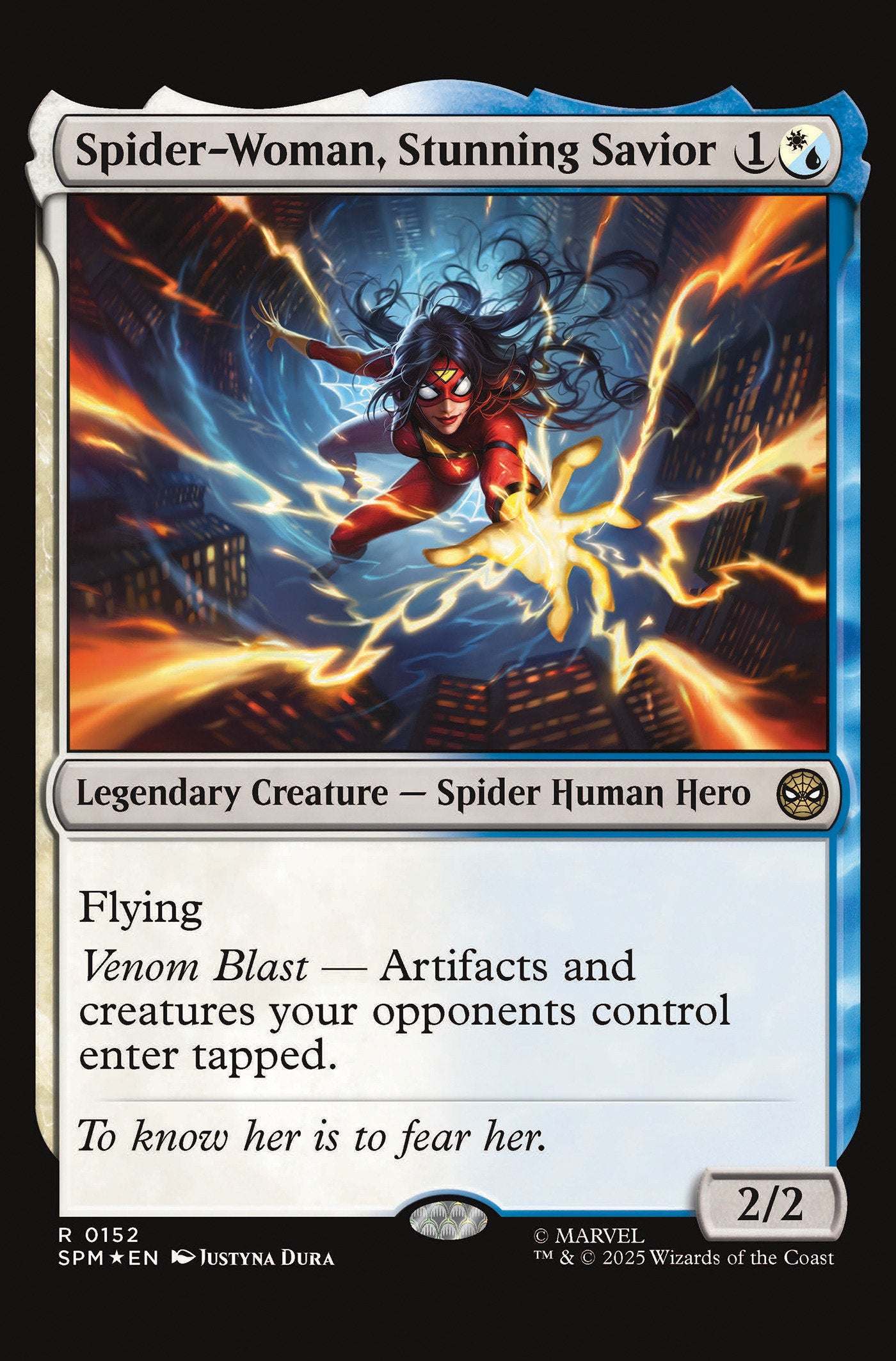 Comic book cover of 'Amazing Spider-Man: Spider Versity #2 Justyna Dura Magic: The Gathering Variant'