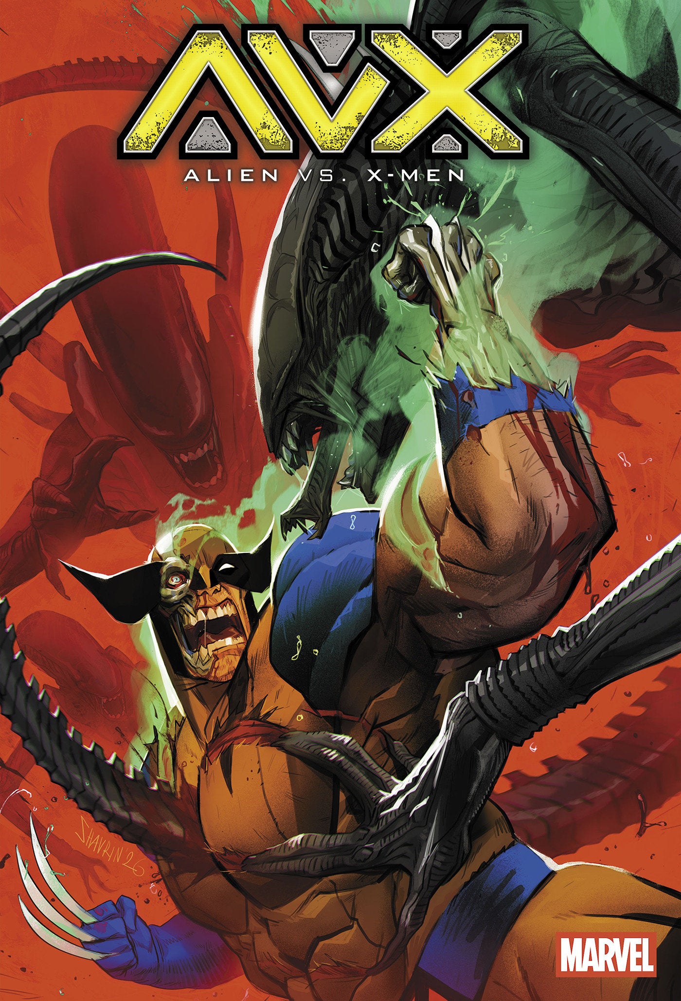 Alien vs. X-Men #1 Cover F 1:25 Ivan Shavrin