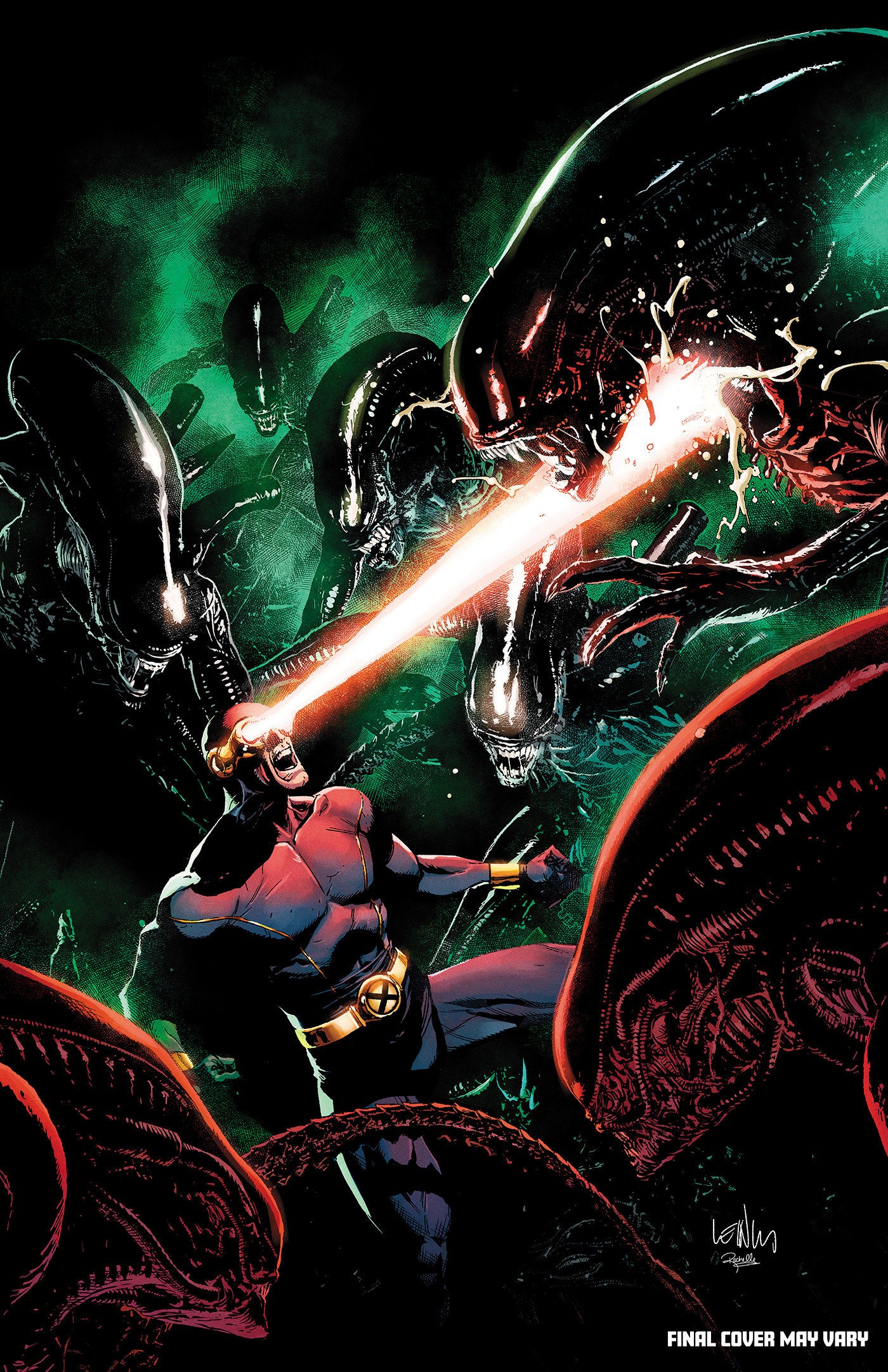 Alien vs. X-Men #1 Cover G 1:100 Leinil Yu Virgin
