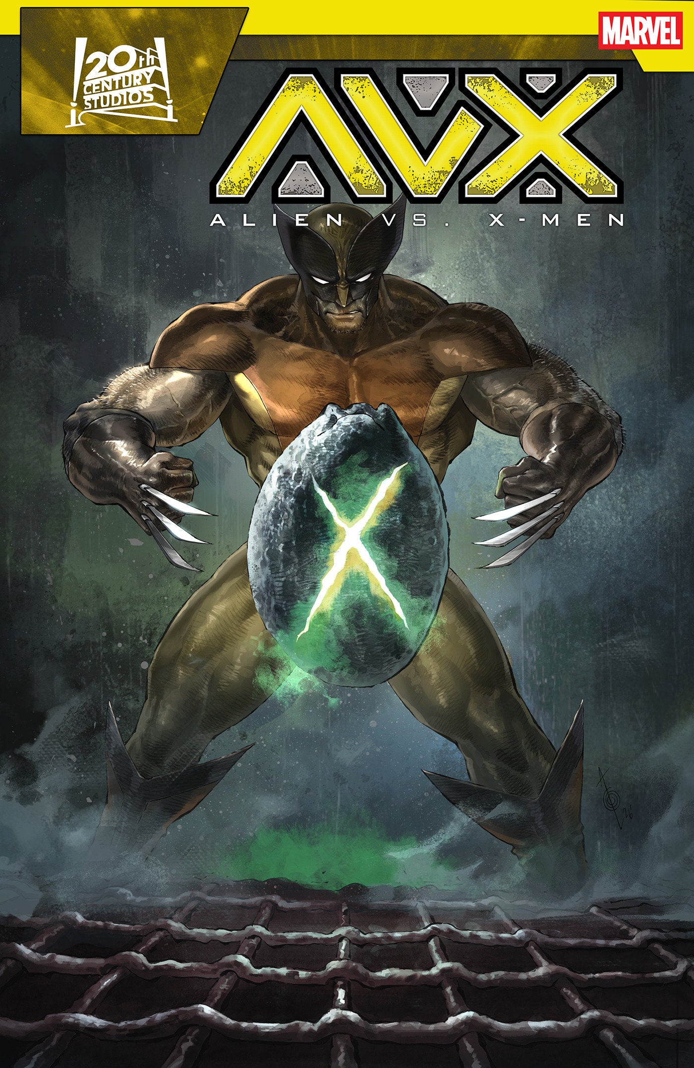 Alien vs. X-Men #1 Cover C Alan Quah Poster Homage