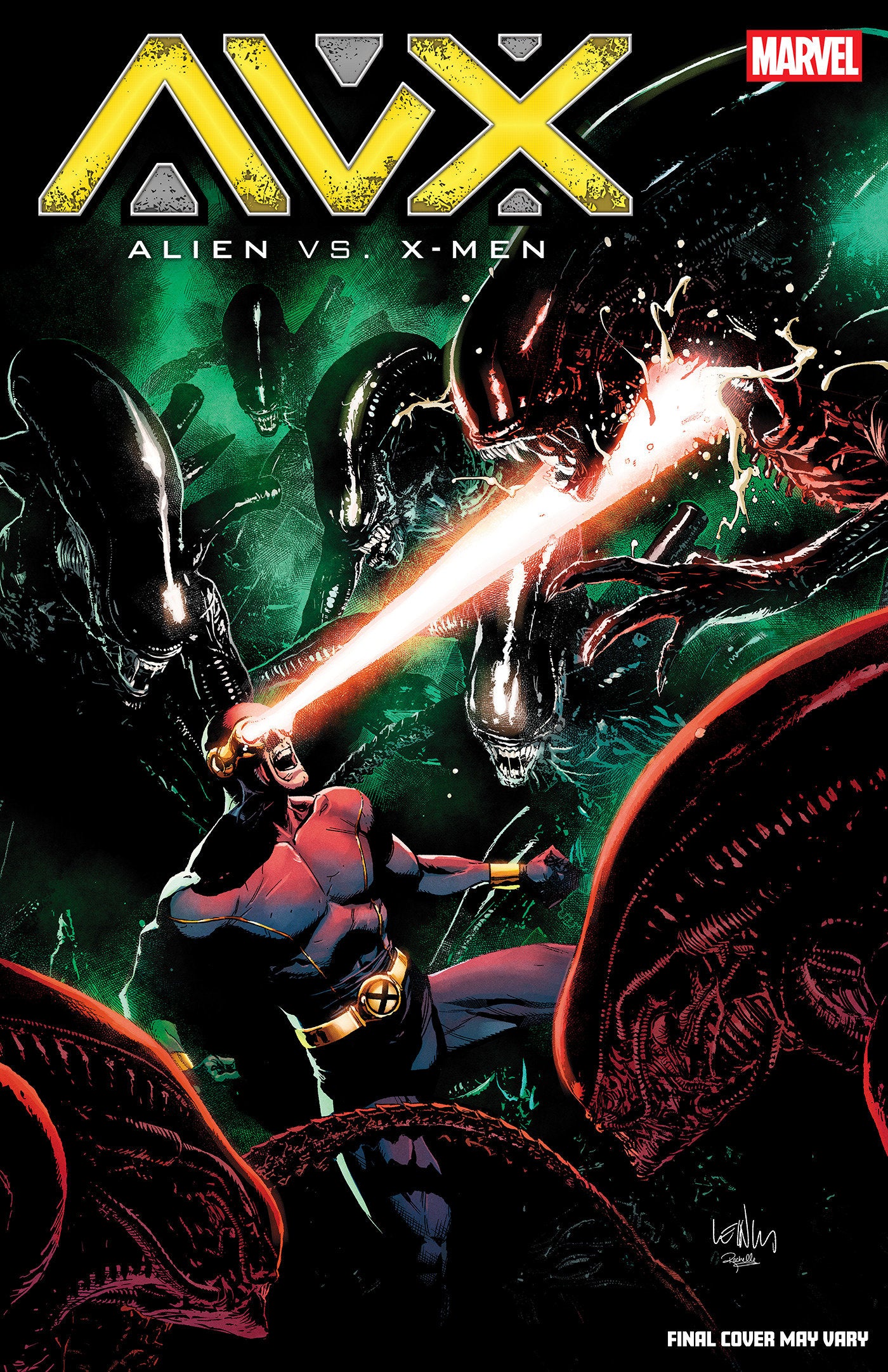 Alien vs. X-Men #1 Cover D Leinil Yu