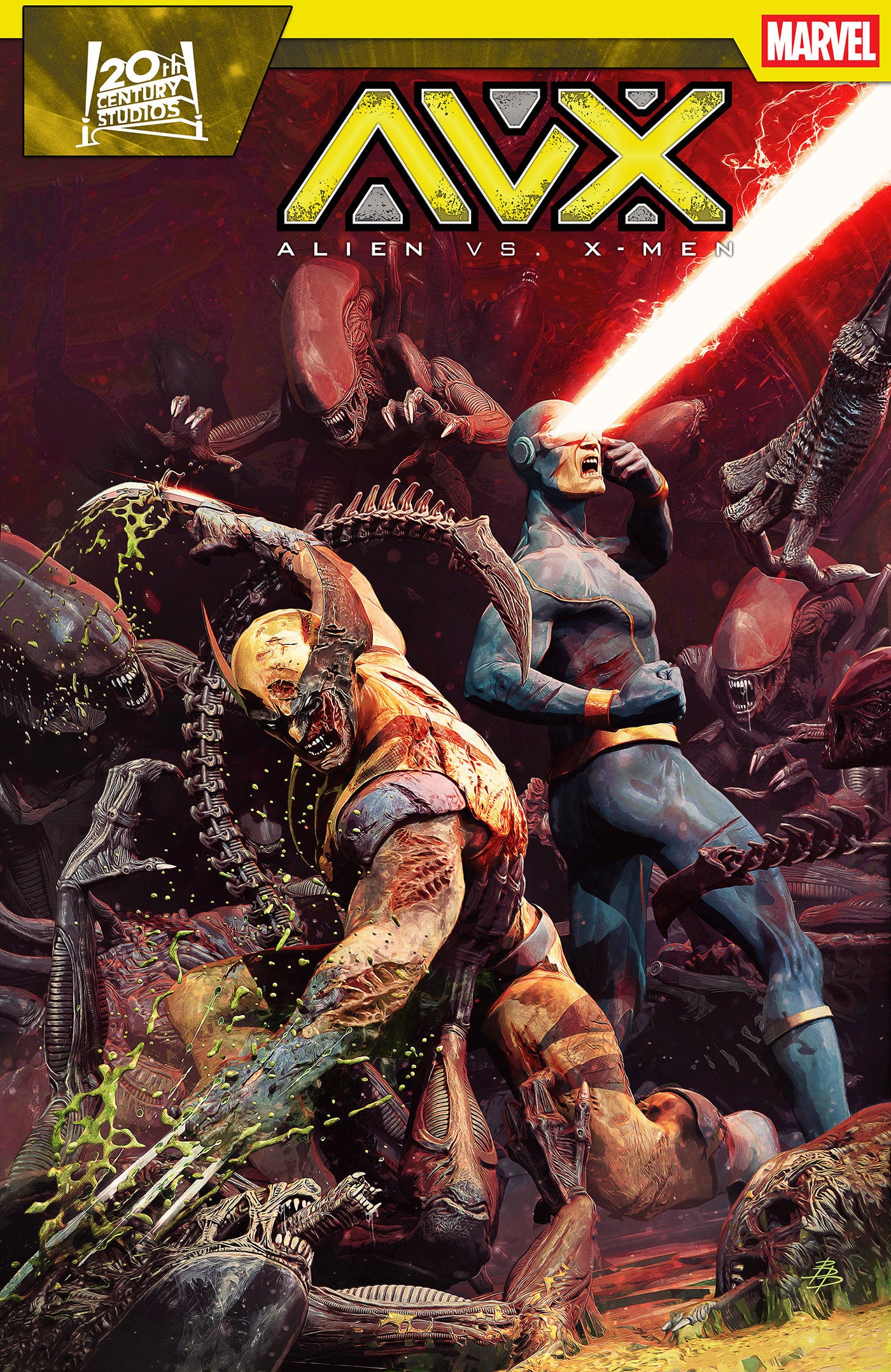 Alien vs. X-Men #1 Cover E Bjorn Barends