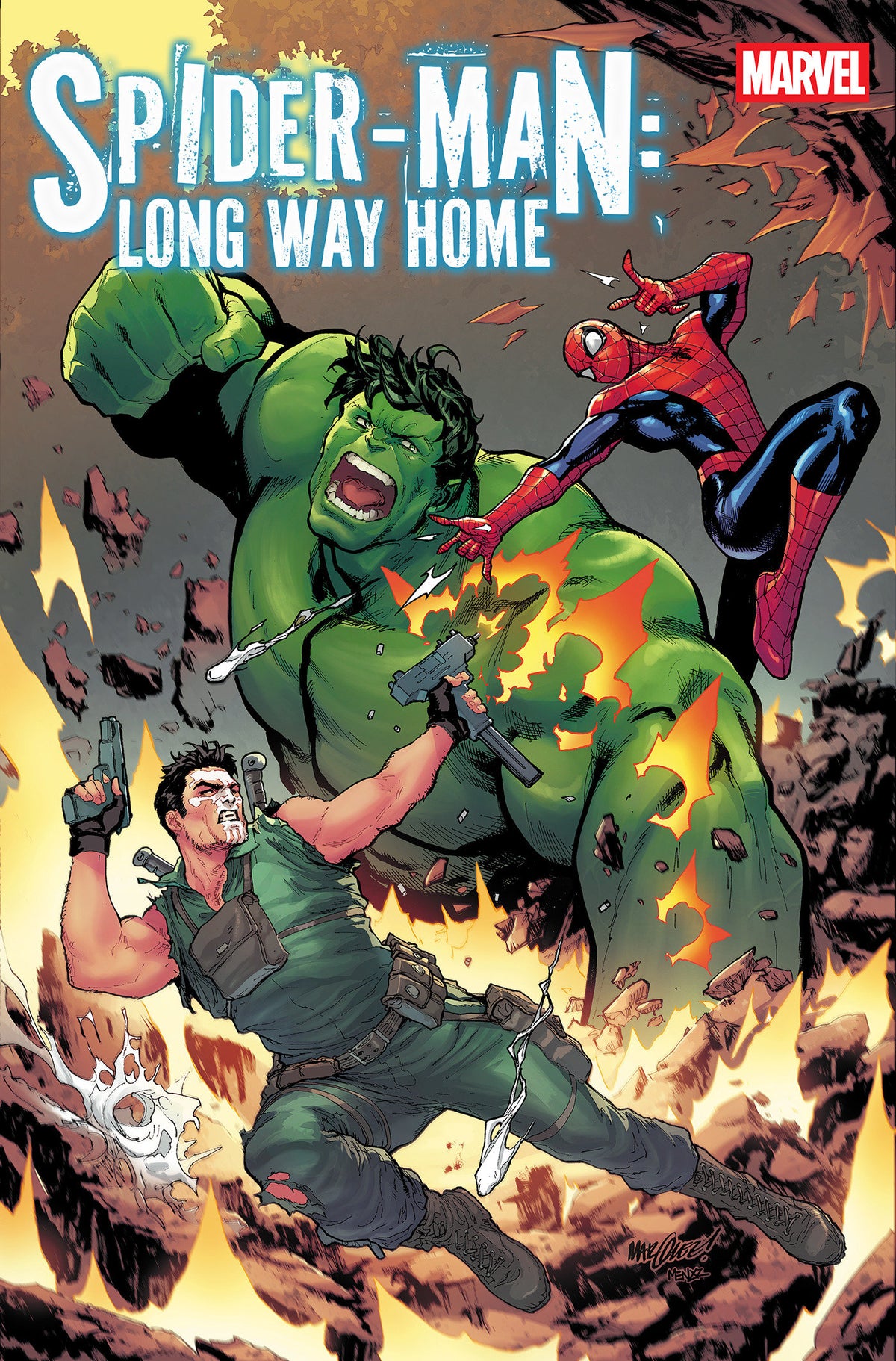 SPIDER-MAN: LONG WAY HOME #4 Cover B David Marquez
