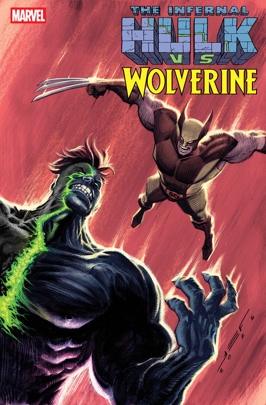 Comic book cover of 'Infernal Hulk vs. Wolverine #1 Juan Ferreyra Variant (Inc 1:25)'