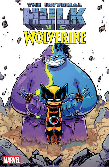 Infernal Hulk vs. Wolverine #1 Cover B Skottie Young