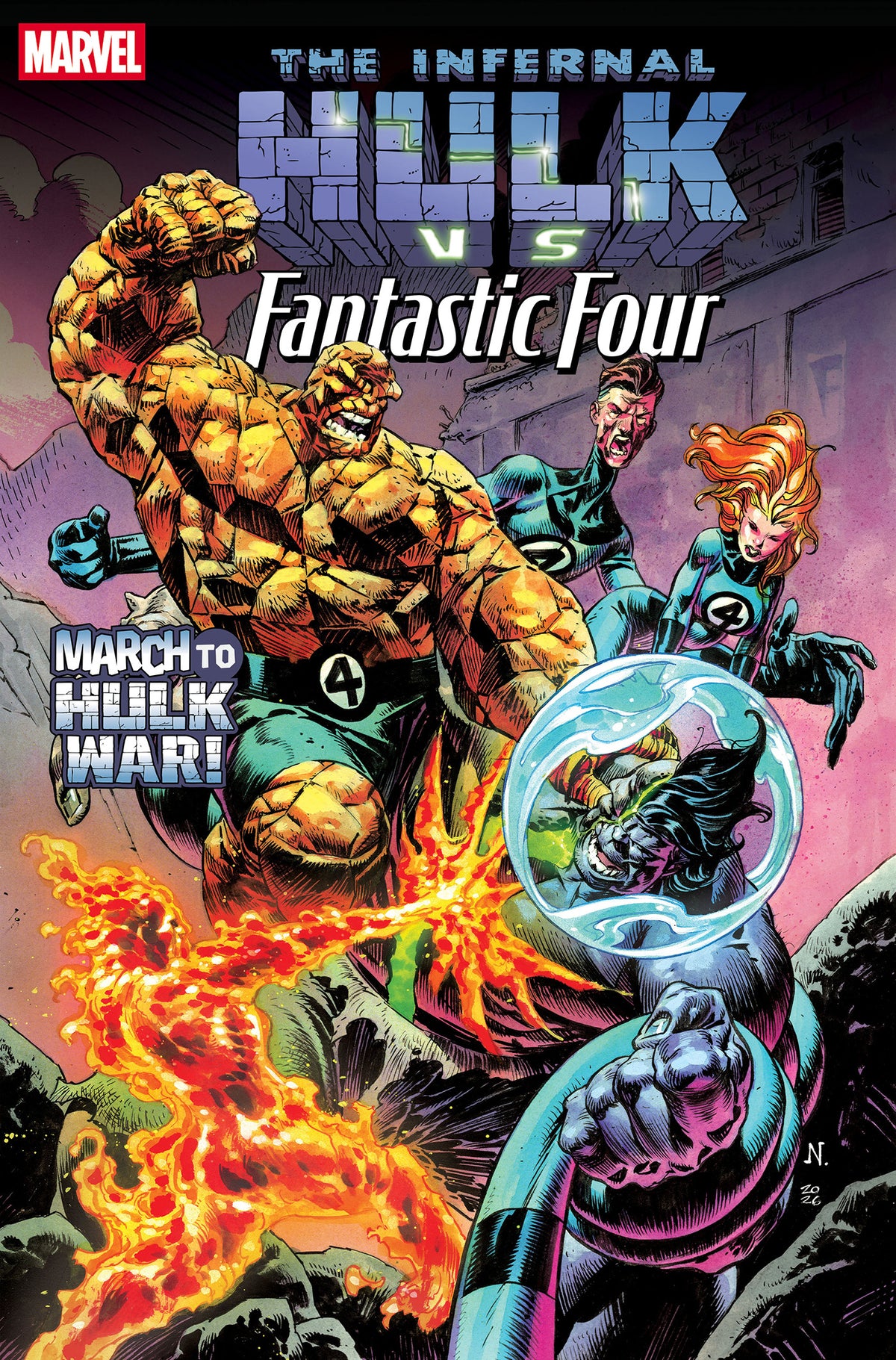 Infernal Hulk vs. Fantastic Four #1 Cover A Nic Klein