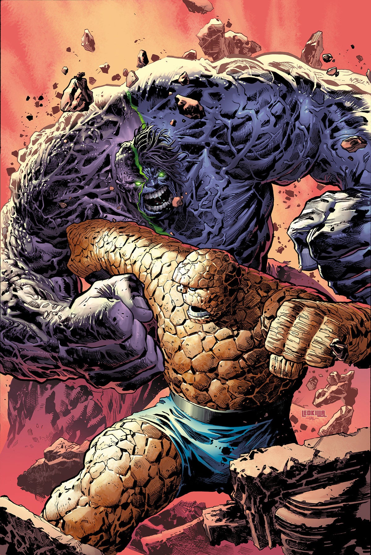 Infernal Hulk vs. Fantastic Four #1 Cover F 1:50 Ken Lashley Virgin