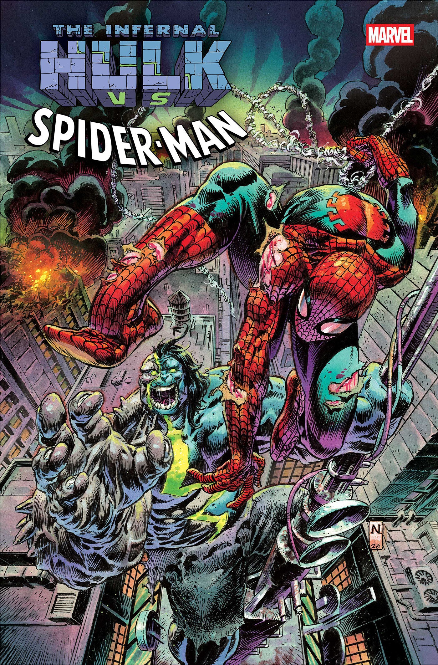 Infernal Hulk vs. Spider-Man #1 Cover A Nic Klein